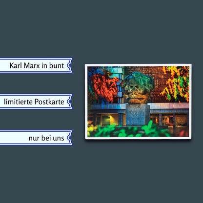 Postkarte Karl-Marx-Monument